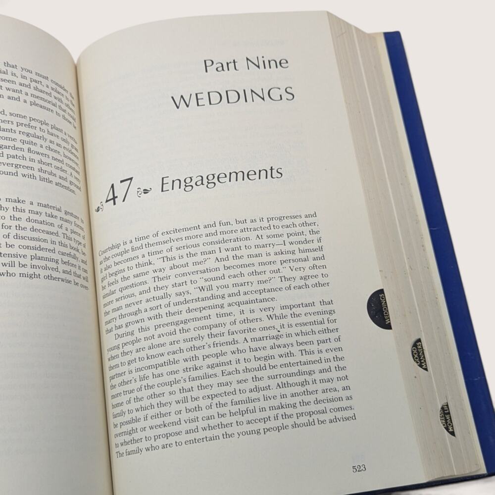 The New Emily Posts Etiquette Elizabeth L Post 1975 Vintage Hardcover Book - Picture 4 of 10